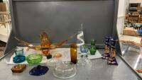 MISC VINTAGE GLASSWARE