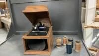 ANTIQUE EDISON AMBOLA CYLINDER PHONOGRAPH