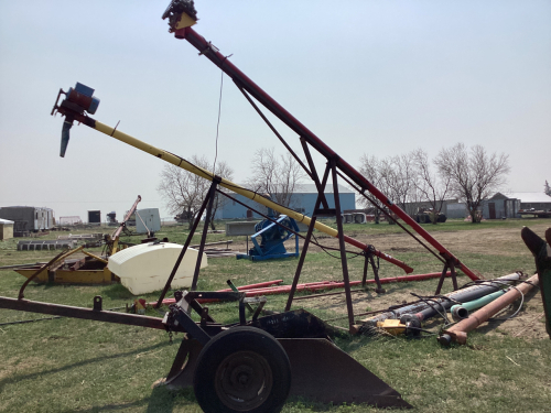 A 4 inch pencil auger, and onstand