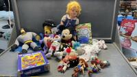 BOX OF VINTAGE TOYS
