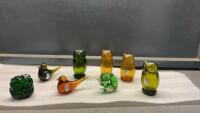HANDBLOWN PILGRIM GLASS ORNAMENTS