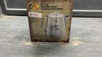 BASS PRO SHOP 28 CUP STAINLESS STEEL CAMPFIRE PERCOLATOR