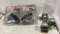 SHOP BOX W/ (2) WINCH BINDER & STRAP, (3) MINI WINCH