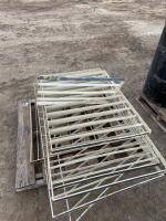 Quantity of steel railing