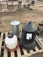 Pallet of chicken waters
