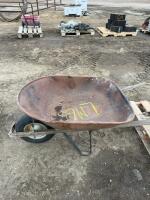 Steel wheel barrel