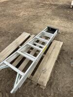 6 foot sturdy aluminum step ladder