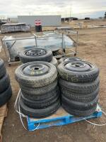 Pallet of 19 donut spare tires