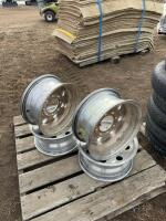 Set of four aluminum Ford rims