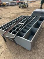 Used steel bolt bin