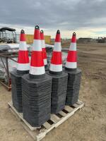 Pallet of 125 safety cones