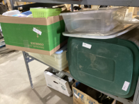 SHELF 2-PLASTIC TOTES,BINS,BASKETS