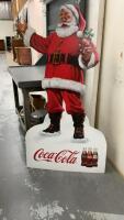 CARDBOARD FREESTANDING COCO-COLA SANTA