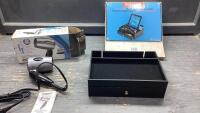(2) ITEMS CONAIR HAIR DRYER + VALET DRAWER