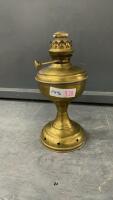 BRASS KEROSENE LAMP