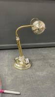 BRASS PIANO LAMP - NO BULB