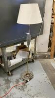 FLOOR LAMP W/ WHITE SHADE