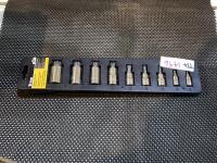 TITAN XZN TRIPLE SQUARE BIT SOCKET SET 9PC