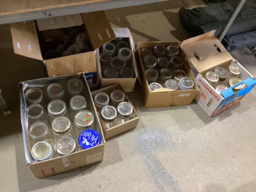 SHELF 9-CANNING JARS,VASES