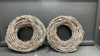 2 VINE WREATHS