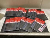 SHOP BOX W/ ASSORTED MAKITA JIGSAW BLADE