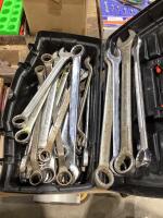 BLACK & DECKER TOOL BOX WITH ASSORTED WRENCHES