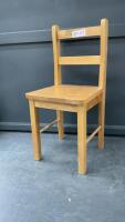 CHILDS WOOD CHAIR