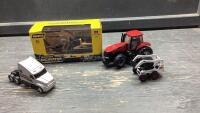 EXCAVATOR, SEMI TRUCK, CASE IH MAGNUM TRACTOR, BOBCAT LOADER