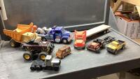 VINTAGE TOYS - &ldquo;BUDDY L VAN, TONKA TRUCKS, JEEP, TOW TRUCK