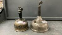 PAIR OF GAS LAMP BASES
