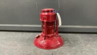 RED DIETZ LANTERN W/ RED GLOBE