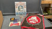 BEER PARAPHENELIA -METAL SIGNS, BANNER, OPEN SIGN