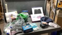 BATHROOM SCALE, DUVET COVER, DOOR KNOB, GAMES, TRAYS, HULK GLOVES