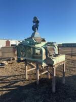 Electric, heavy duty, grain roller