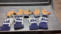 GLOVES - (5) PAIRS OF ORMADUS GLOVES + (4) PAIR LEATHER