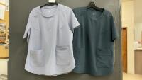 (2) OXGEAR SCRUB TOPS - SIZE L