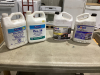 JUGS OF ANTI FREEZE,FLOOR SEALER