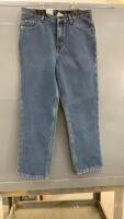 FULL BLUE LADIES FLEECE LINED JEANS - 10X29