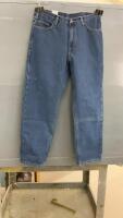 FULL BLUE INSULATED MEN&rsquo;S WORK JEANS - 34X30