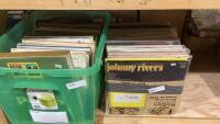 (2) CONTAINER OF LP RECORDS