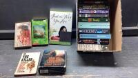 ASSORTED BOOKS + AUDIO BOOK