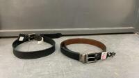 (2) MEN&rsquo;S BELTS - SIZE 34