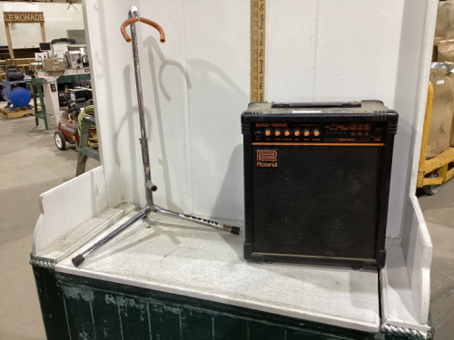 AMP + GUITAR STAND