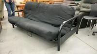BLACK FUTON - METAL FRAME