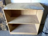 WOODEN TWO SHELF