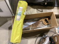 2 BOXES-SAWS,HATCHET,HAMMERS,PLANE