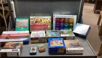 BOX OF ASSORTED PUZZLES