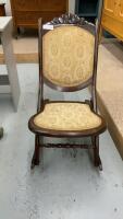 ANTIQUE FOLDING ROCKER