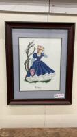 NEEDLEPOINT PICTURE OF &ldquo;MARY&rdquo;