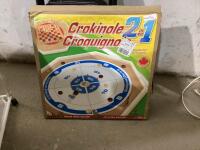 CROKINOLE/CHECKERS BOARD